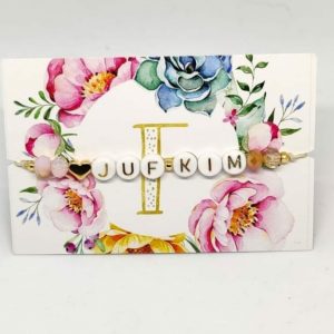 Juf armbandje